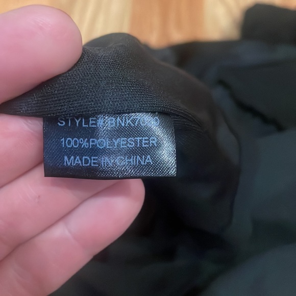 ToTo Collection black semi sheer top romper and lined bottom size 3X - Picture 8 of 8